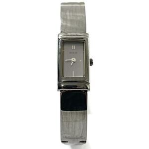 Guess Women’s Stainless Steel Cuff Bangle Watch Rectangular Gray Dial 17045514